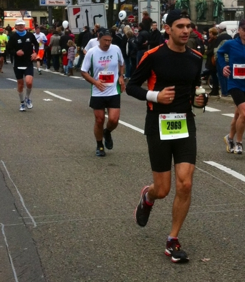 Ich beim Koeln-Marathon