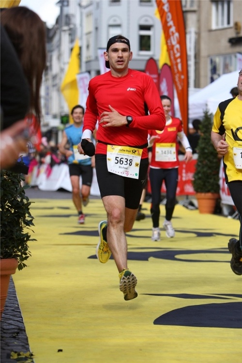 Ich beim Bonner Halbmarathon